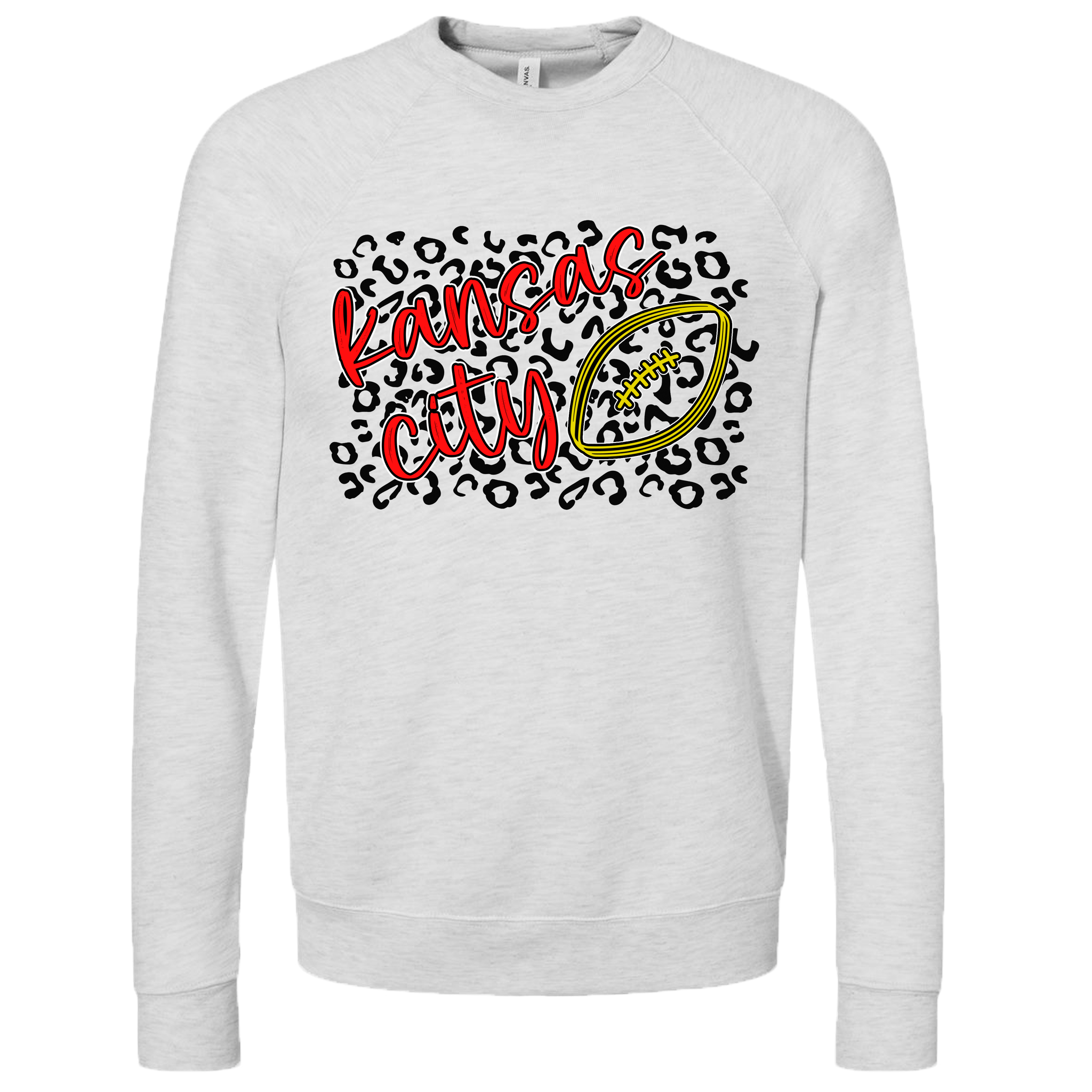 Leopard Kansas City Football Long Sleeved Shirt